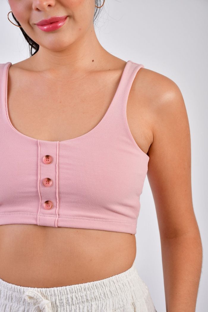 Blusa Crop Top De tiras