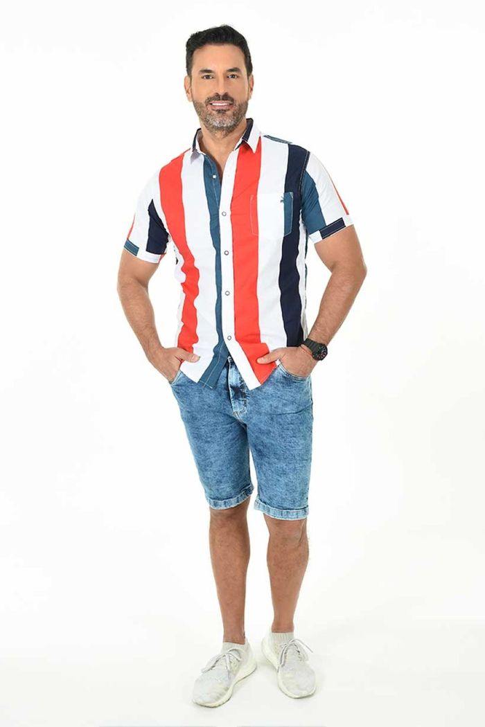 Bermuda Jean Con Destroyer Hombre