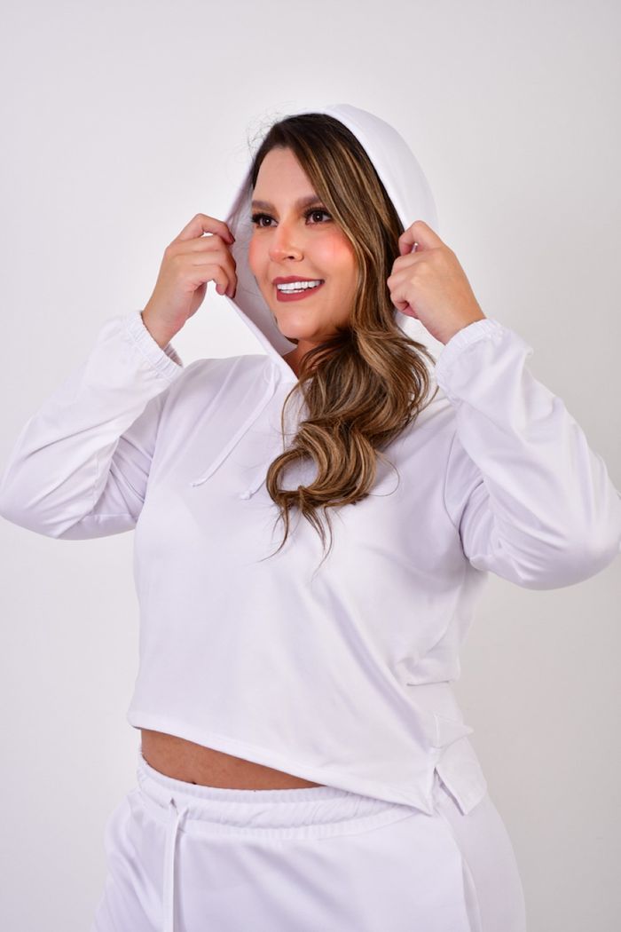 Chaqueta Manga Larga Con Capucha 500293