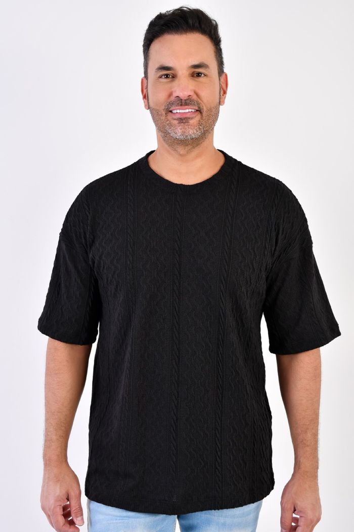 Camiseta Manga Corta Oversize Hombre