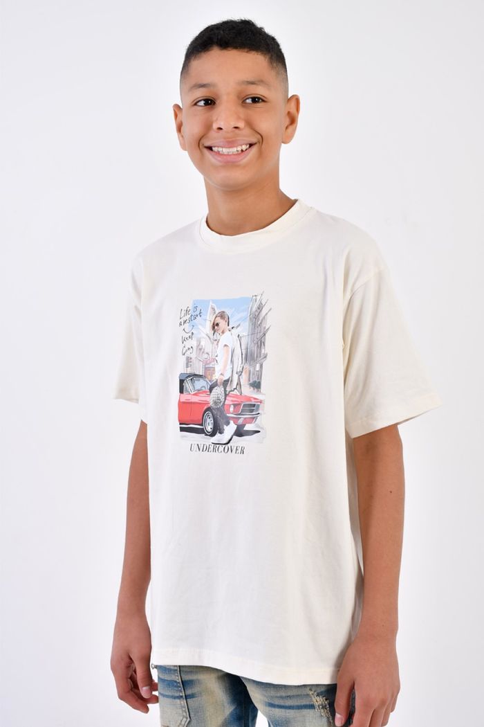 Camiseta Manga Corta Oversize Niño UN0805