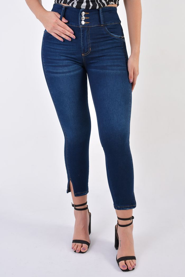 Jean Skinny Pretina Ancha Dama P12908