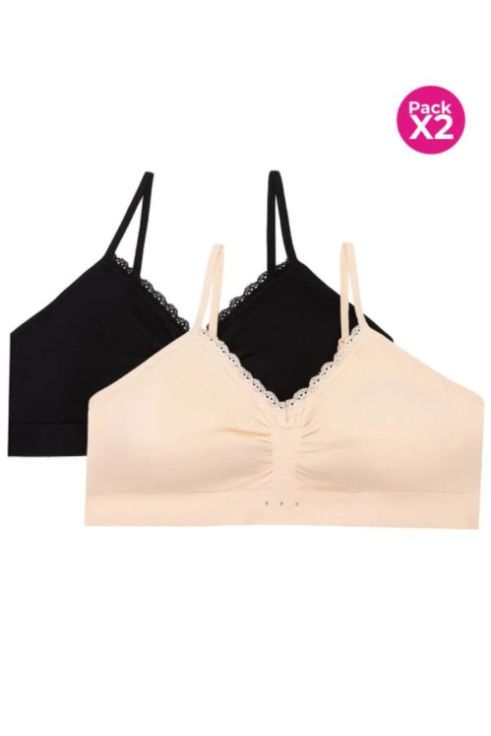 TOP DAMA PAQ X 2 LILIPINK PL01-243DB