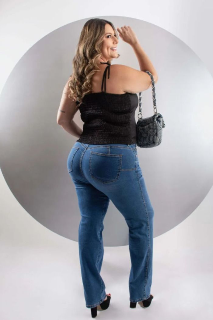 Jean Mon Fit Bota Recta Para Dama P12907