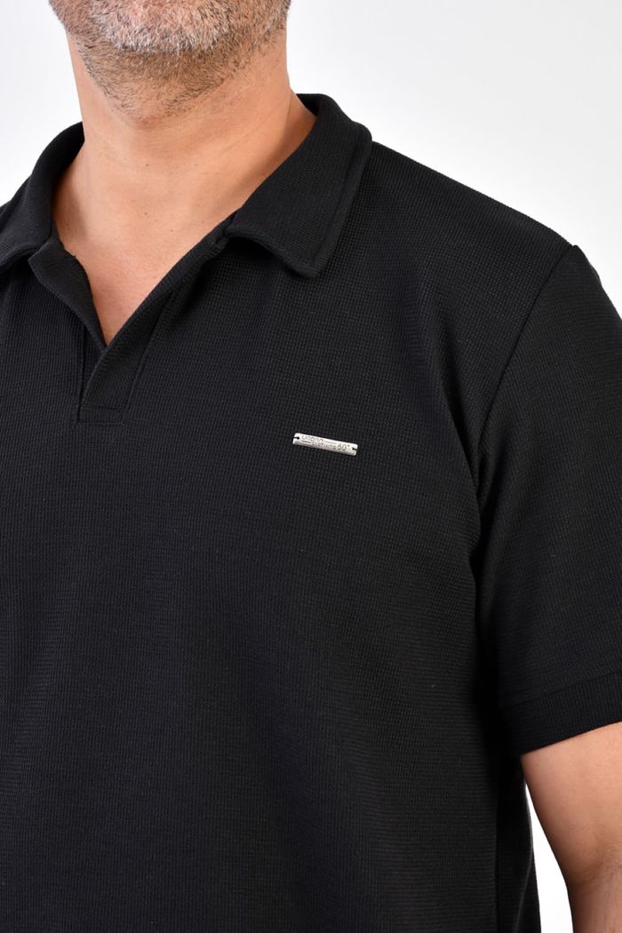 Polo Manga Corta Escote En V Hombre D21422
