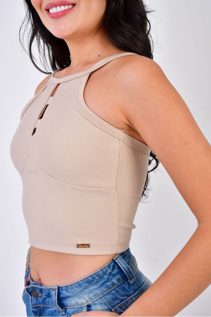 Blusa De Tiras Cuello Halter Dama 805443