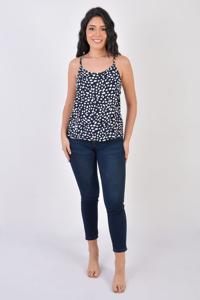 Blusa MC Cuello Redondo Dama 805287