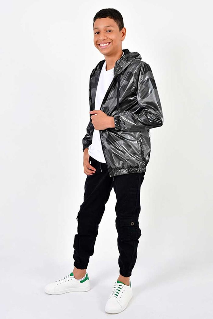 Chaqueta ML Con Capucha Niño UN0643