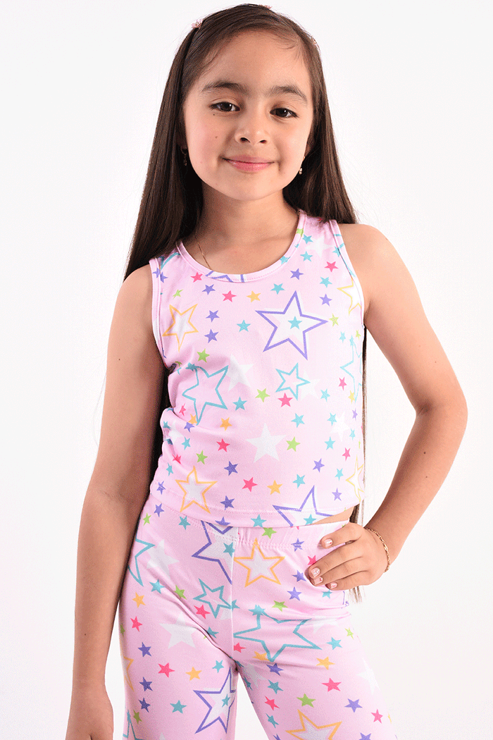 Conjunto niña leggins chica chic 1132