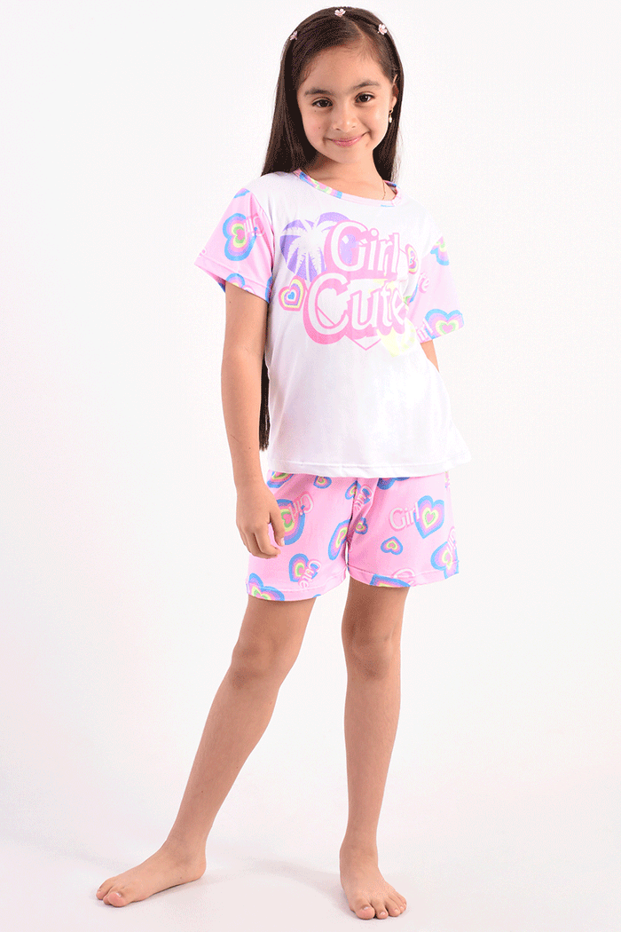 Pijama short niña chica chic 131766