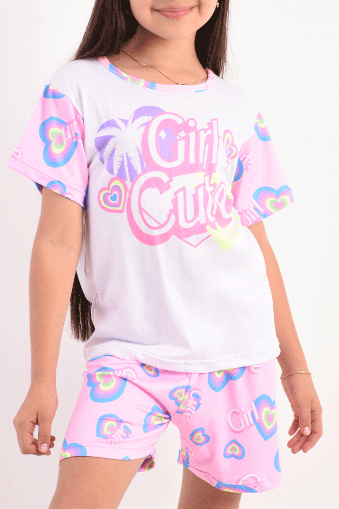 Pijama short niña chica chic 131766