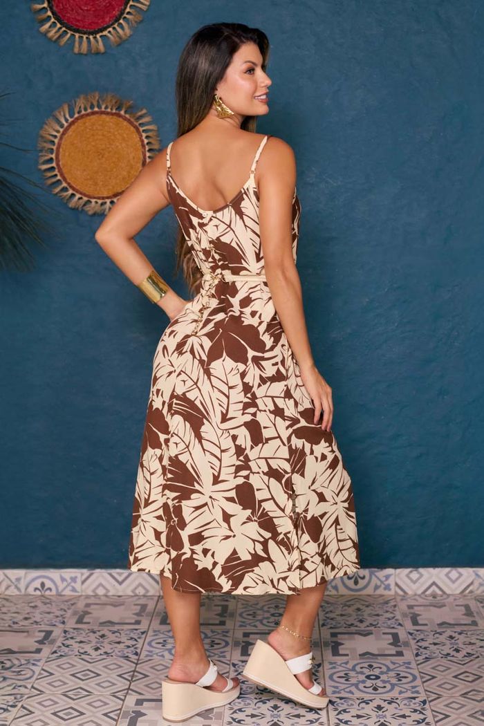 Vestido Largo De Tiras dama MV2558