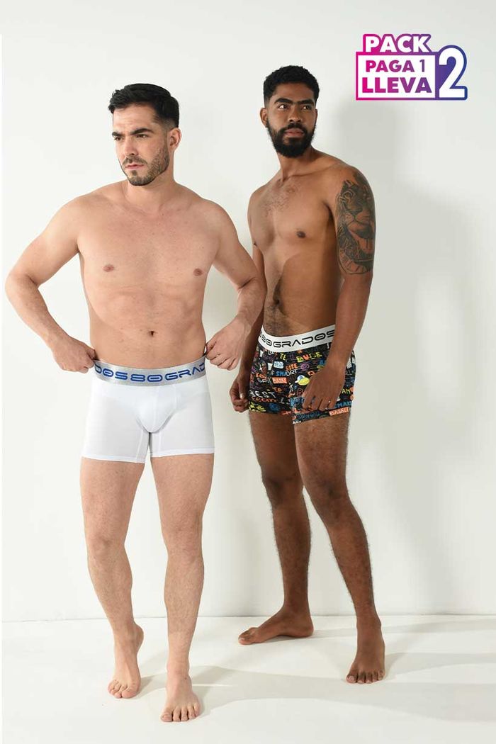 Duo Boxer Estampado Hombre BOX005