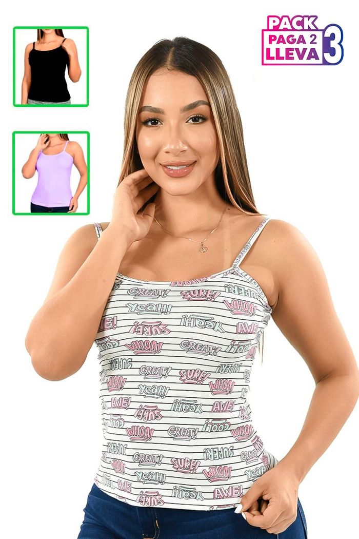 Trio de blusas para dama S65353