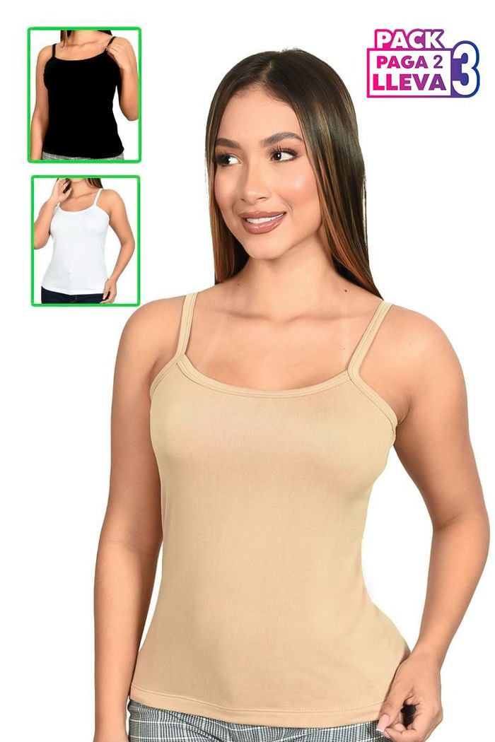 Trio blusa de tiras dama S1019345