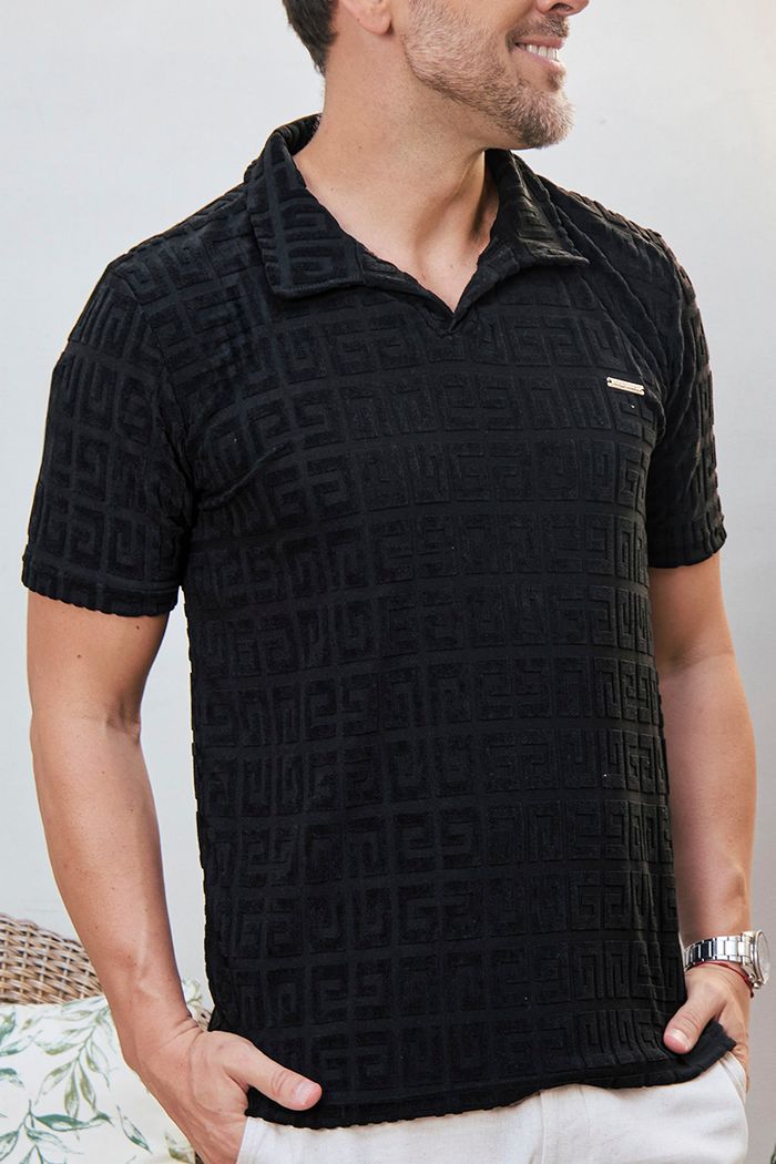 Camiseta Manga Corta Escote Hombre U24023