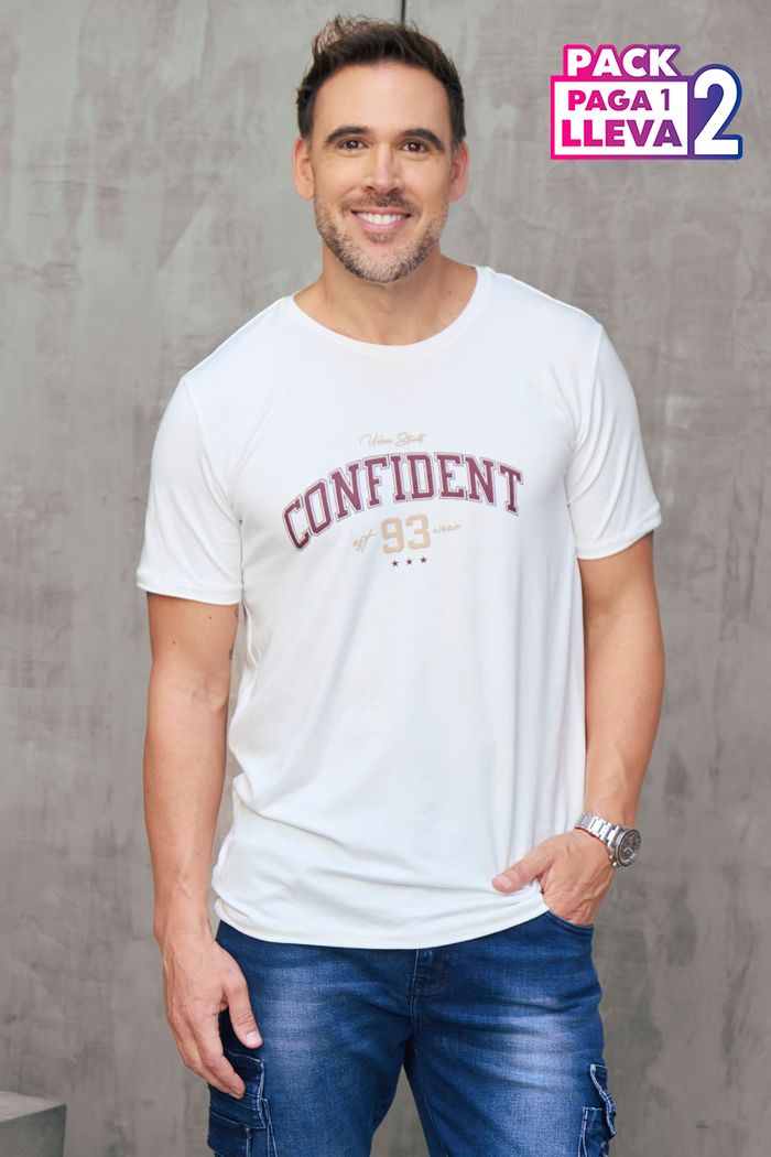 Duo Camiseta Manga Corta Hombre GC6026