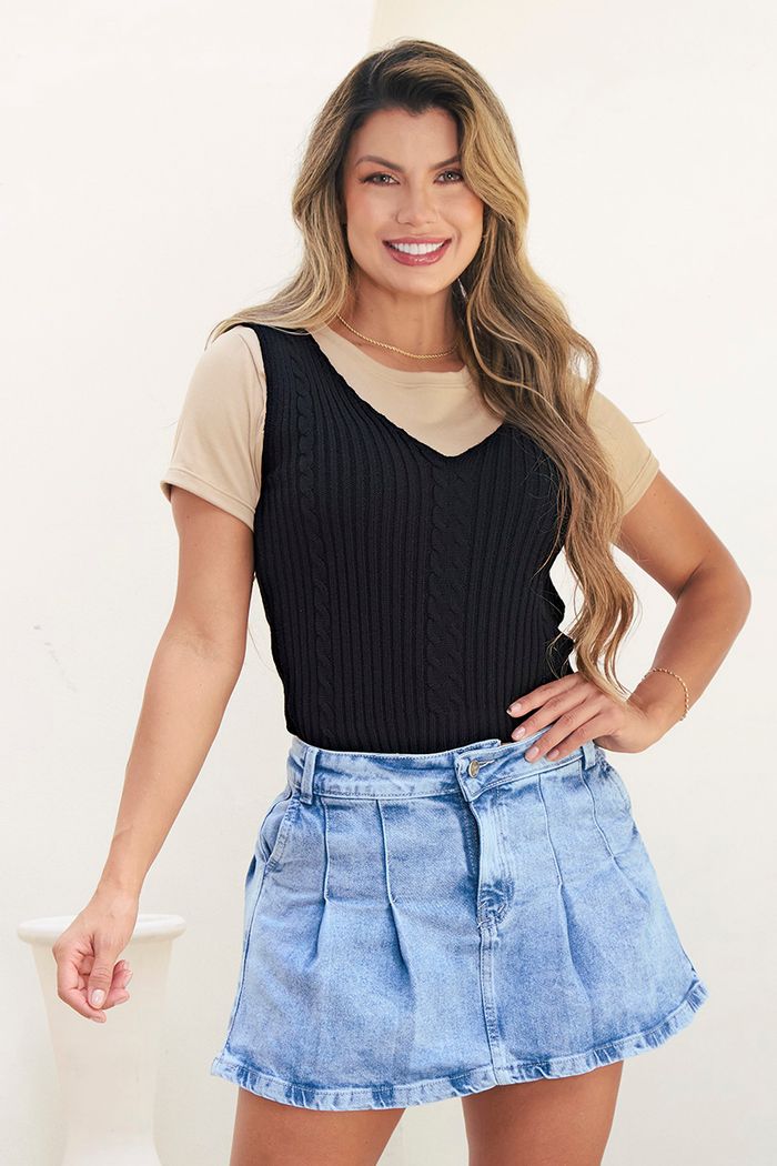 Falda Con Prenses Dama MDF018
