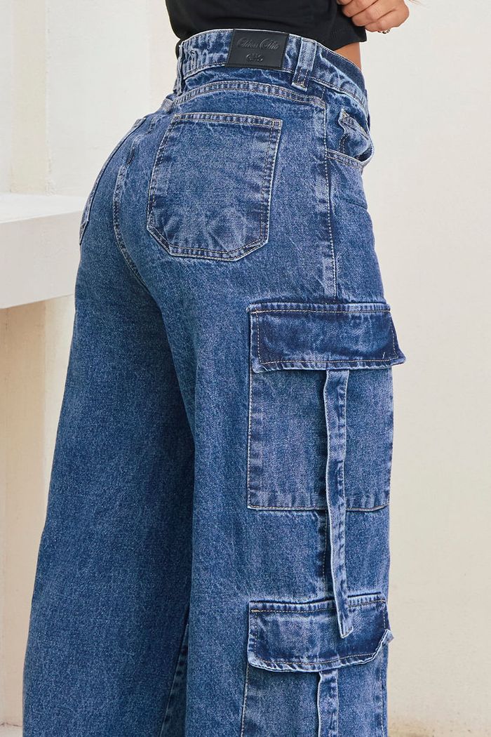 Jean Cargo 4 Bolsillo Dama MDP024