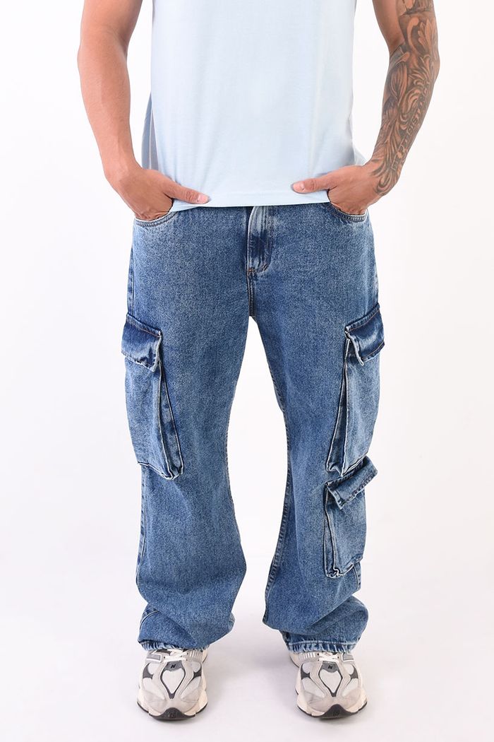 Jean Cargo Hombre MHO003
