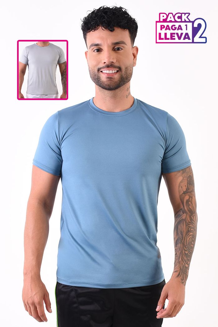 Duo Camiseta Manga Corta Deportiva hombre D21366