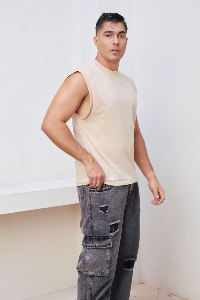 CAMISETA HOMBRE TROPELERA CUELLO REDONDO U24171