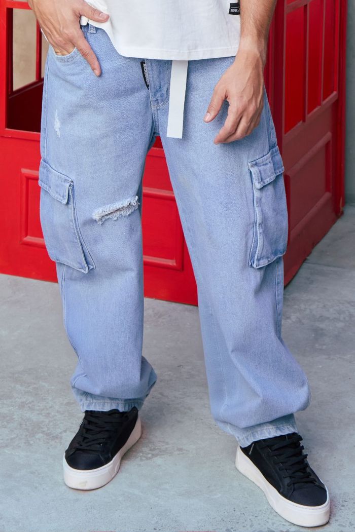 JEANS CARGO RIGIDO HOMBRE BASHA 1274-A 539051