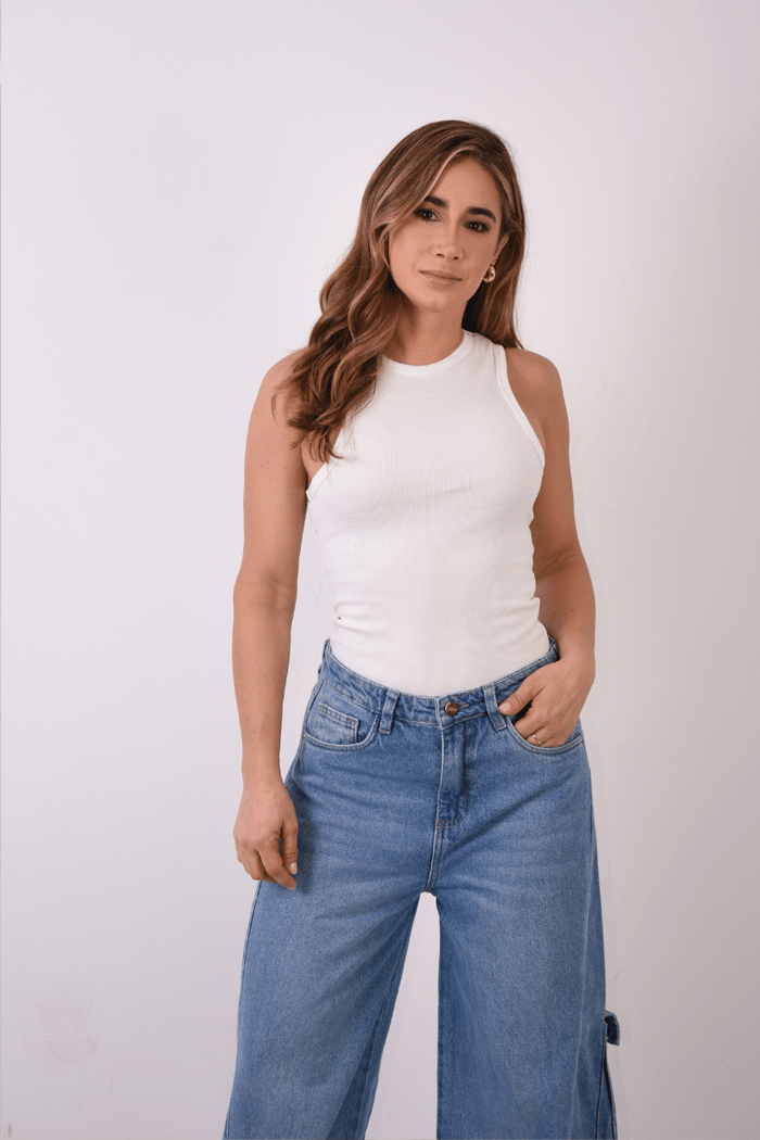 BLUSA DAMA MANGA SISA CUELLO REDONDO UNI MB7138