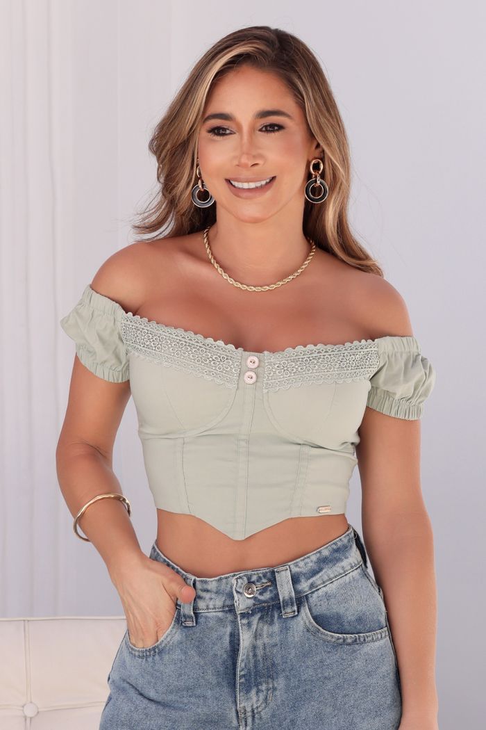 BLUSA SPAM DAMA FULL MODA FB2007