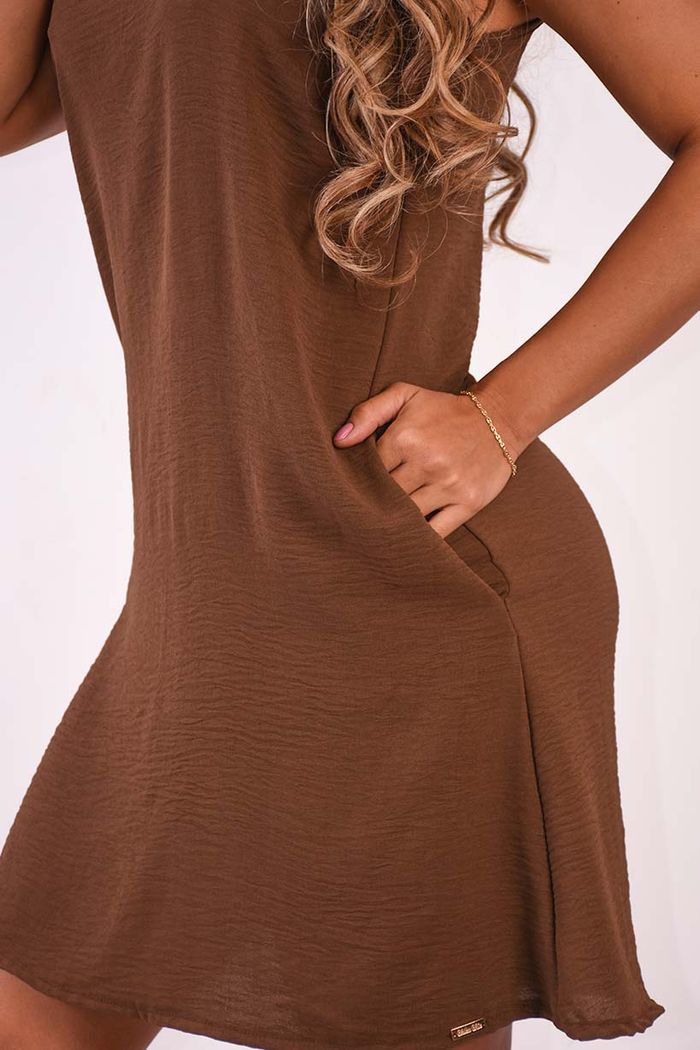 VESTIDO CORTO DE TIRAS DAMA MV2129 A107063