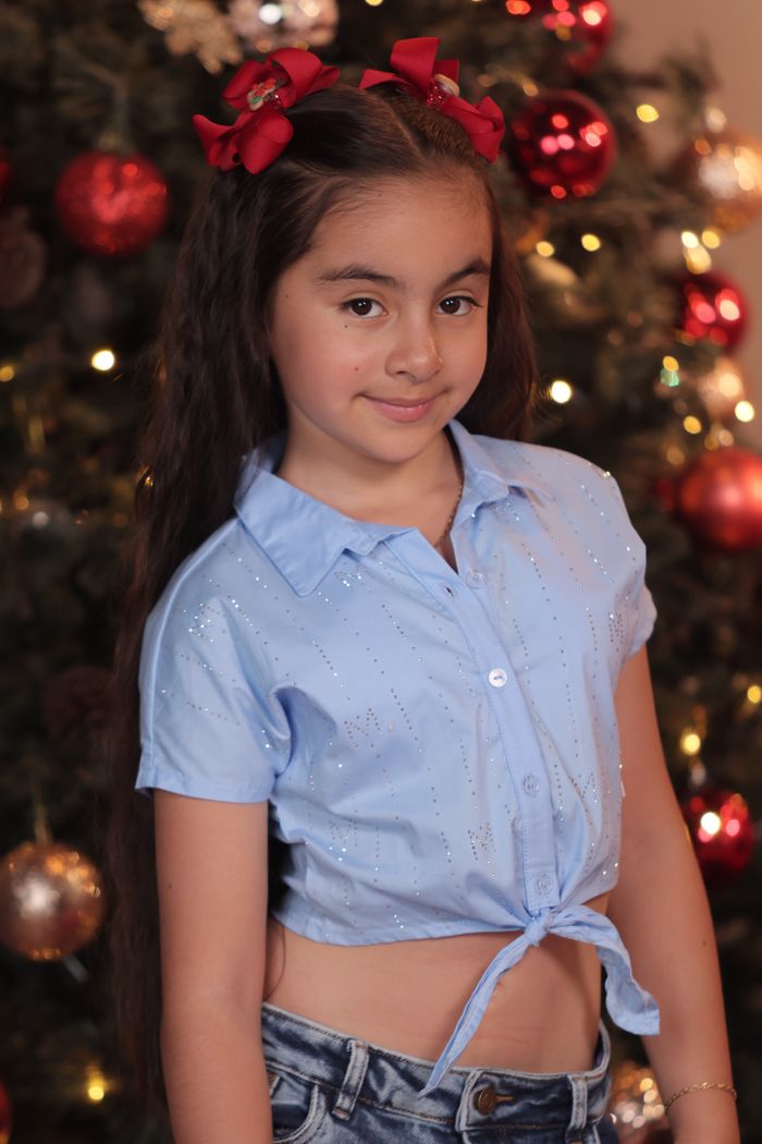 CAMISA NIÑA ANUDADA MUÑEQUITAS 15316