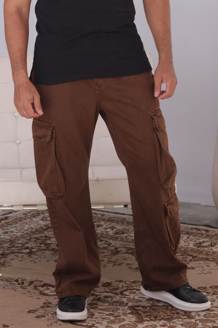 PANTALON DRIL CARGO HOMBRE MHP001