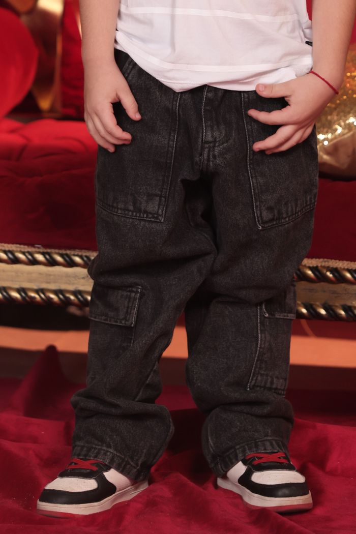 JEANS CARGO NIÑO SK2P J.A 26018