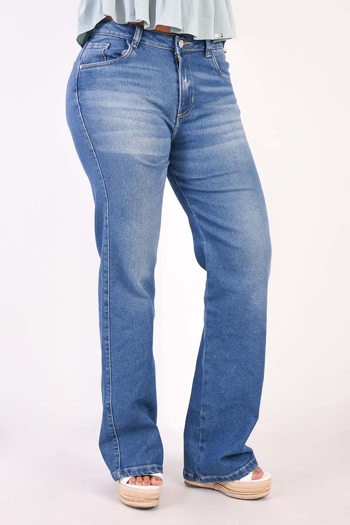 JEAN SEMIPALAZZO DAMA 5 BOLSILLOS EN DEN P12955