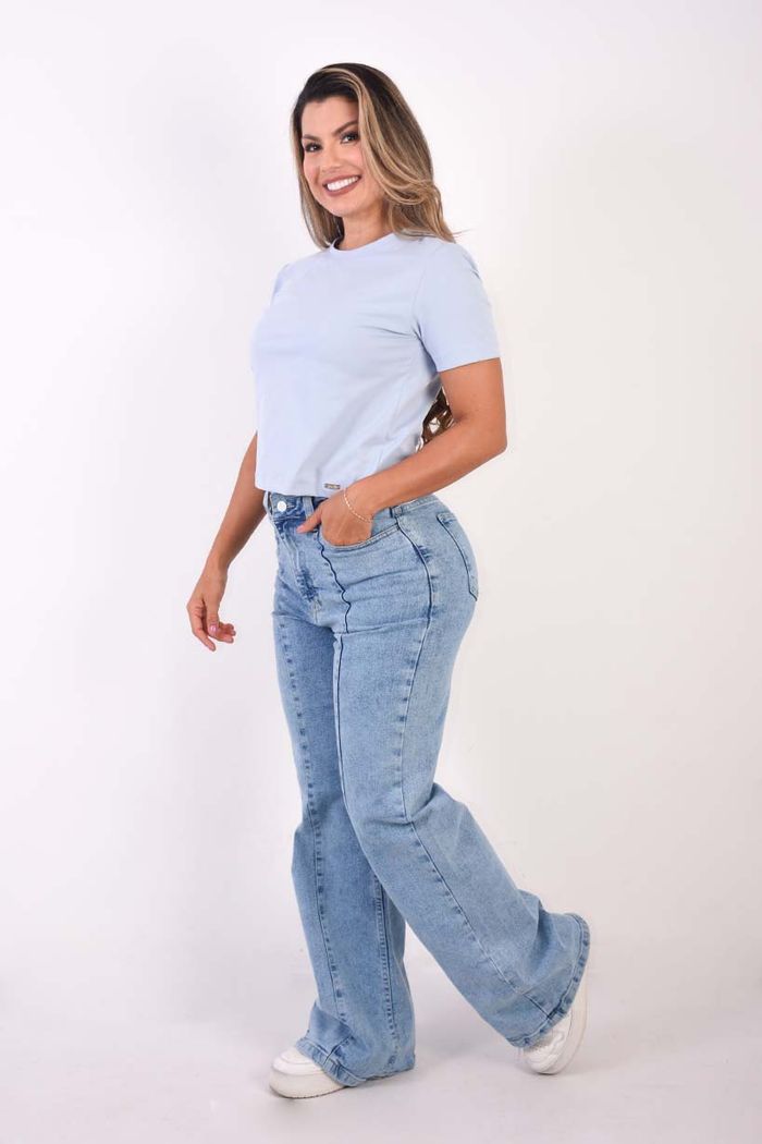 BLUSA DAMA MANGA CORTA CUELLOS REDONDO 805513