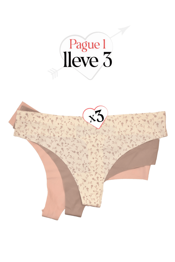 PANTYS PAQX3 DAMA LILI PINK MJ149-040